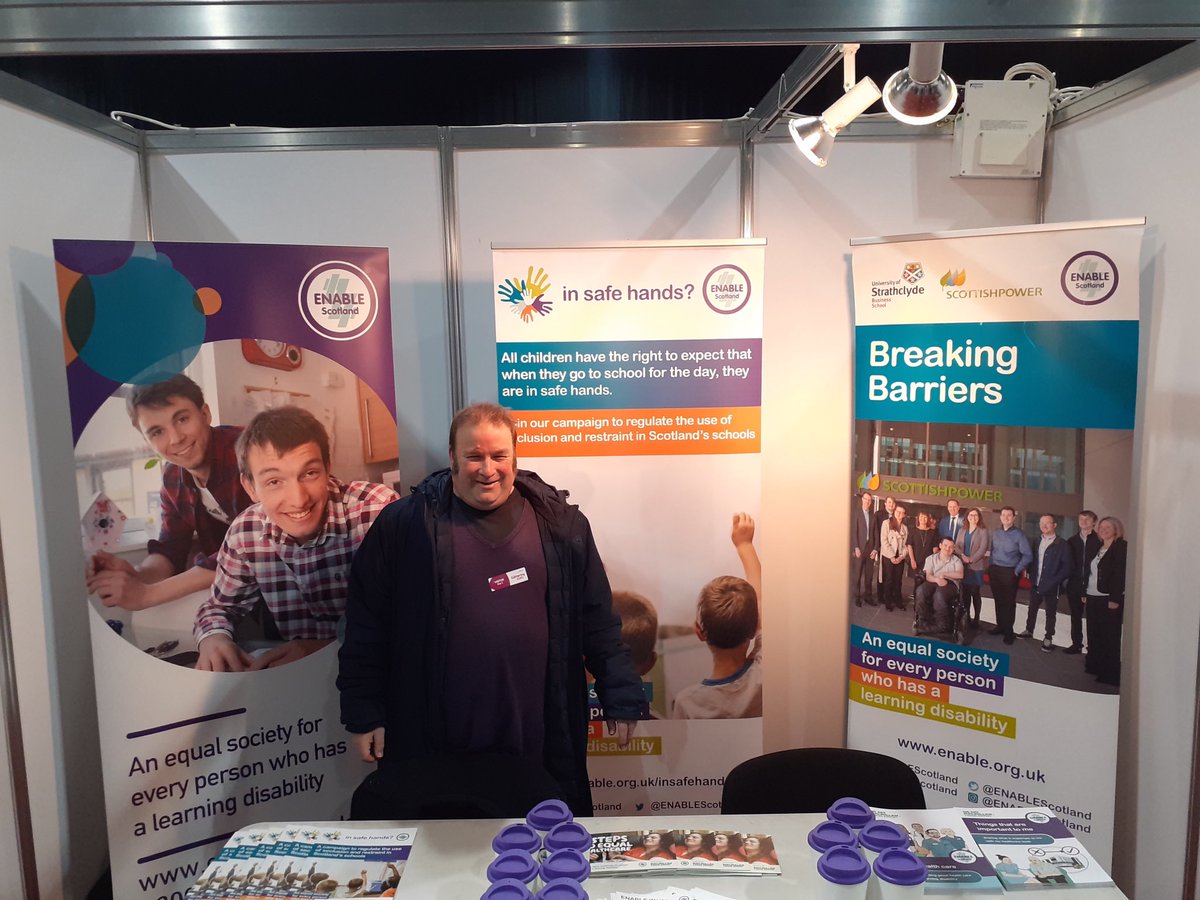 Enable_Tweets's tweet photo. We had a great time โฆ@scvotweetโฉ #Gathering2020 this week - thanks to everyone who stopped by to say hello ๐
Special thanks to Ivan โฆ@thearchersโฉ Convenor of our member-led Scottish Council, who dropped in as a surprise to support us!!
#ENABLEfamily๐ ๐๐ป๐๐ป https://t.co/1VT5QKFypV