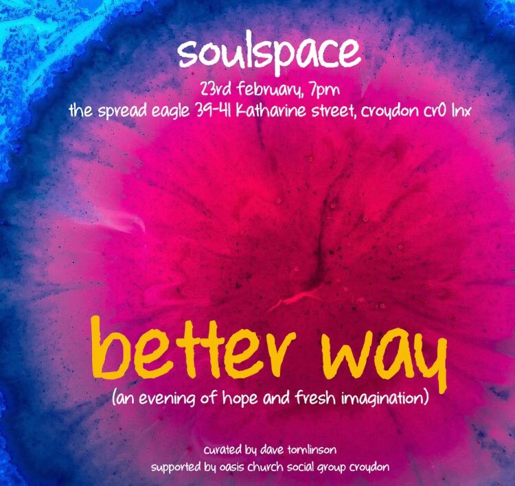 oasis_park's tweet photo. Soul Space is back by popular demand this coming Sunday. For the spiritually uncertain... https://t.co/LMpBTVVkbD