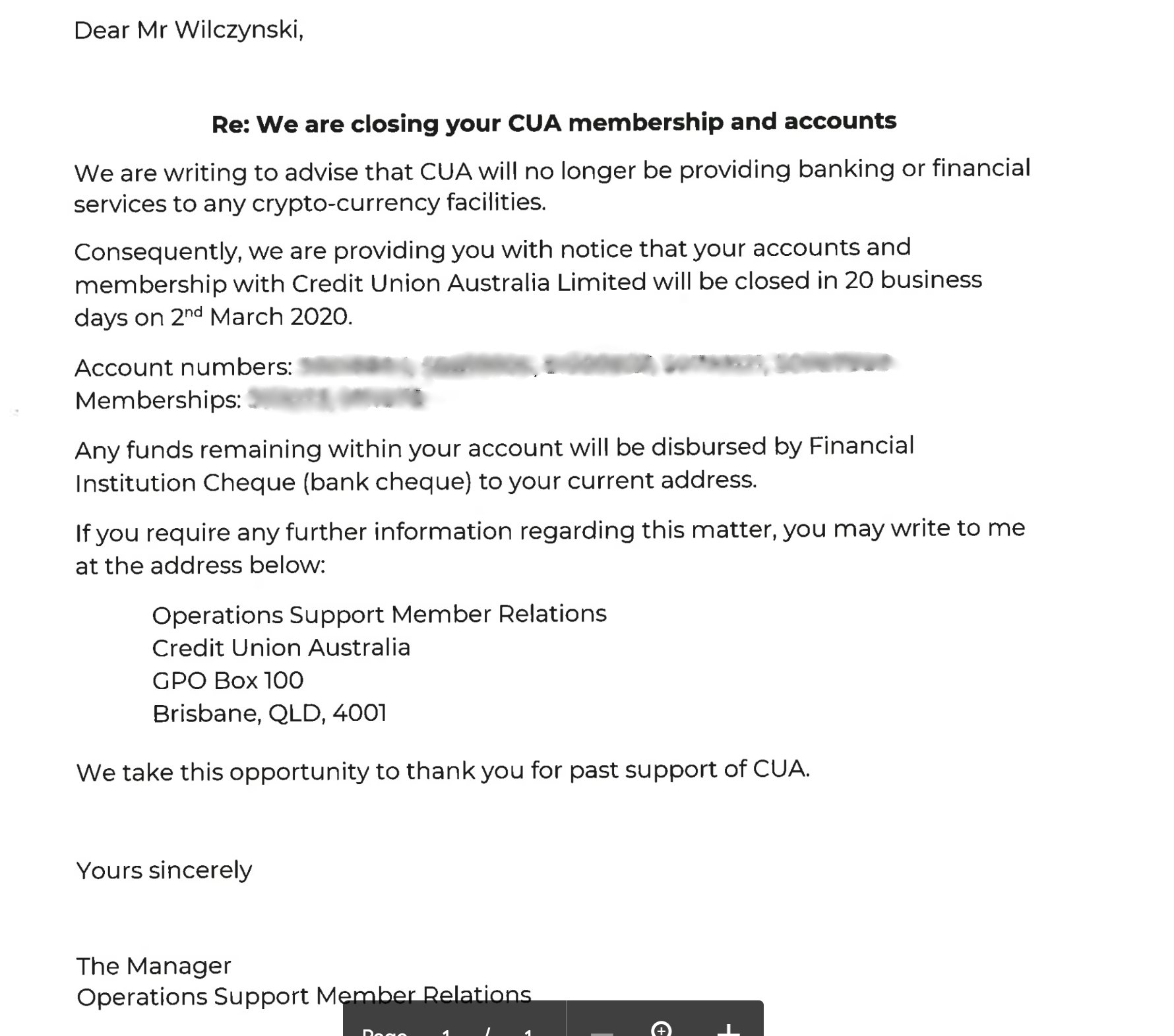 Daniel Wilczynski on Twitter: "Got the exact same bank closure Daniel Wilczynski on Twitter: "Got the exact same bank closure