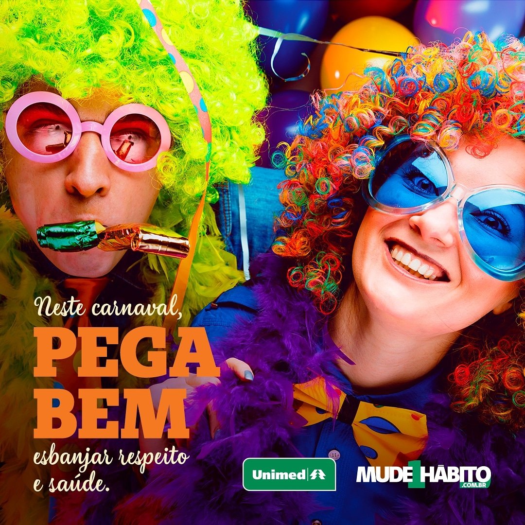 unimedpf's tweet photo. Carnaval com preconceito pega mal, com desrespeito pega mal. Já com alegria, cuidado com a saúde e vacinas em dia pega bem, pega muito bem! Aproveitar a festa com respeito e felicidade, #esseéoplano https://t.co/8sjE8pOgky