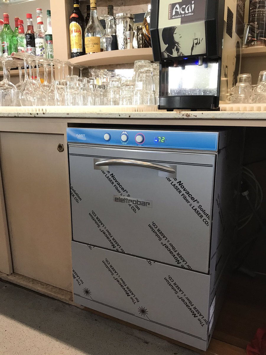 gianmarcosac's tweet photo. Nuova #lavastoviglie #lavabicchieri #Elettrobar #Fast50  by #EcoAdige presso #CaffePortici #Arco #Trento https://t.co/00nrYxe4hZ