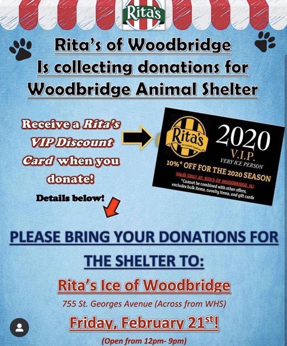 Rita's Woodbridge NJ tweet media