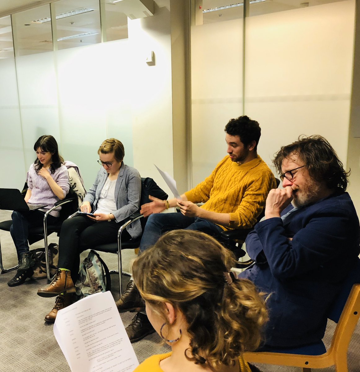 BackboneTheatre's tweet image. Congratulations to @NinaYndis and @kateweb for their wonderful scripts. And thanks to all the actors and creatives who came along last night, especially @nataliespenceuk for leading the workshop and @theatredeli for the space. We do love to put a room together!