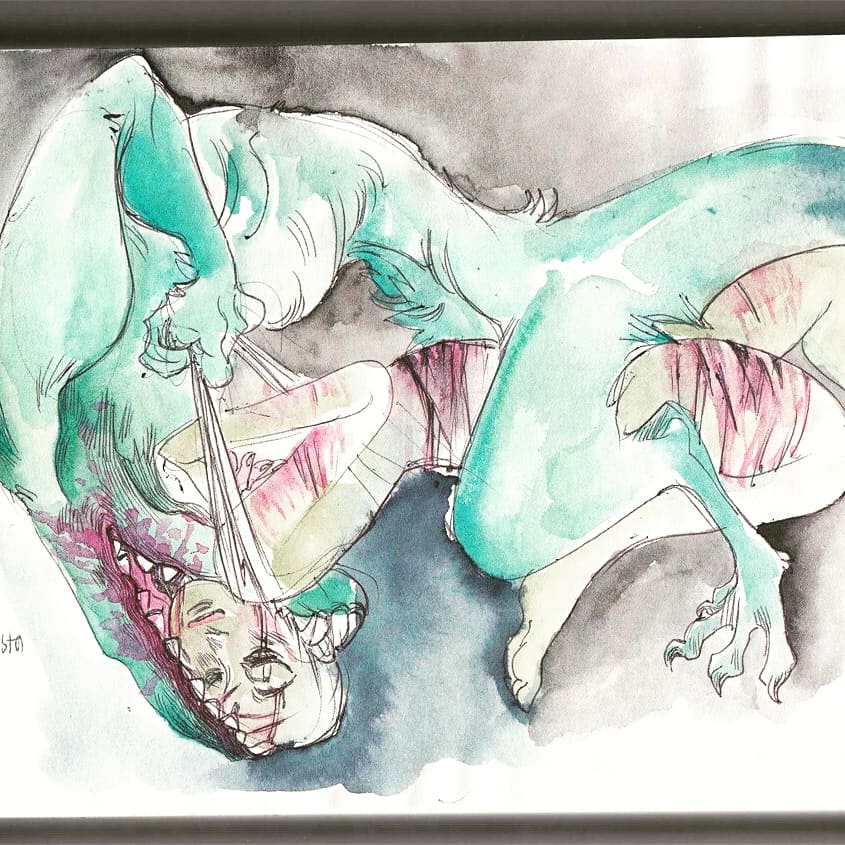 @evanseruArt (cw, wounds and blood) hi, i am muura, im a nonbinary film student who makes short movie projects, tattoos, diary comics, and furry and erotic horror art