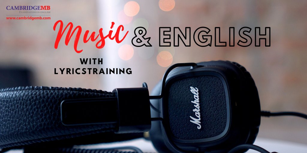 CambridgeMB's tweet photo. ¿Quién dijo que no podías aprender inglés con música en tu smartphone? Aprende sin esfuerzo y mejora rápidamente con la aplicación recomendada por profesores, "Lyrics Training". Selecciona la dificultad, escucha la canción y ¡a practicar! 
Descárgala: https://t.co/cQ5MksPAtJ https://t.co/Vg0r2r0LSp