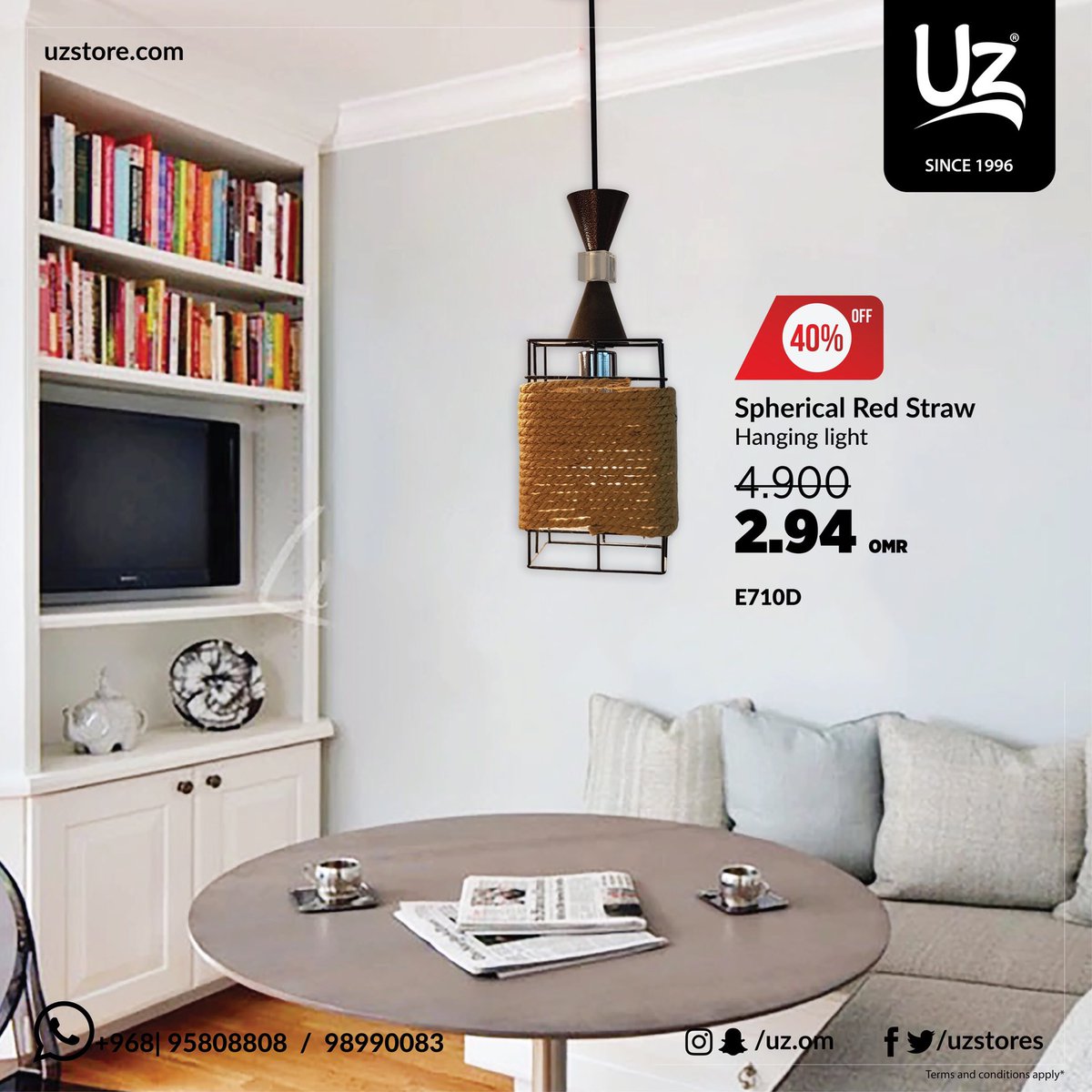 uzstores's tweet photo. تنزيلات يـوزي تصل الى 70% 😍، سارع الآن قبل نفاذ الكميات 🏃🏻‍♂️🔥.
.

Now at UZ Store #Sale up to 70% 😍, hurry up now before stock runs out 🏃🏻‍♂️🔥.
.
.
.
#اضاءه #اضواء #اناره #ديكور #تصميم #ديكورات #يوزي #تنزيلات https://t.co/QVENcxc23V