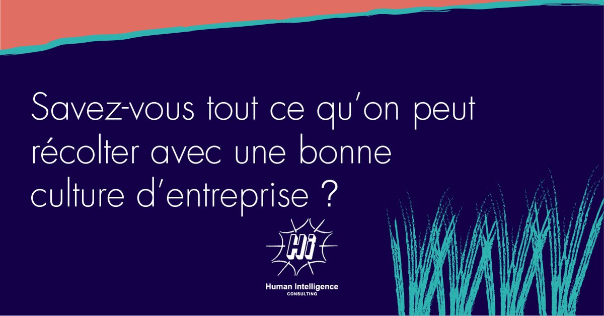 Chez Hi Consulting, nous construisons à vos côtés la culture d’entreprise qui fera votre succès demain. Contactez-nous : lnkd.in/eavsYKu