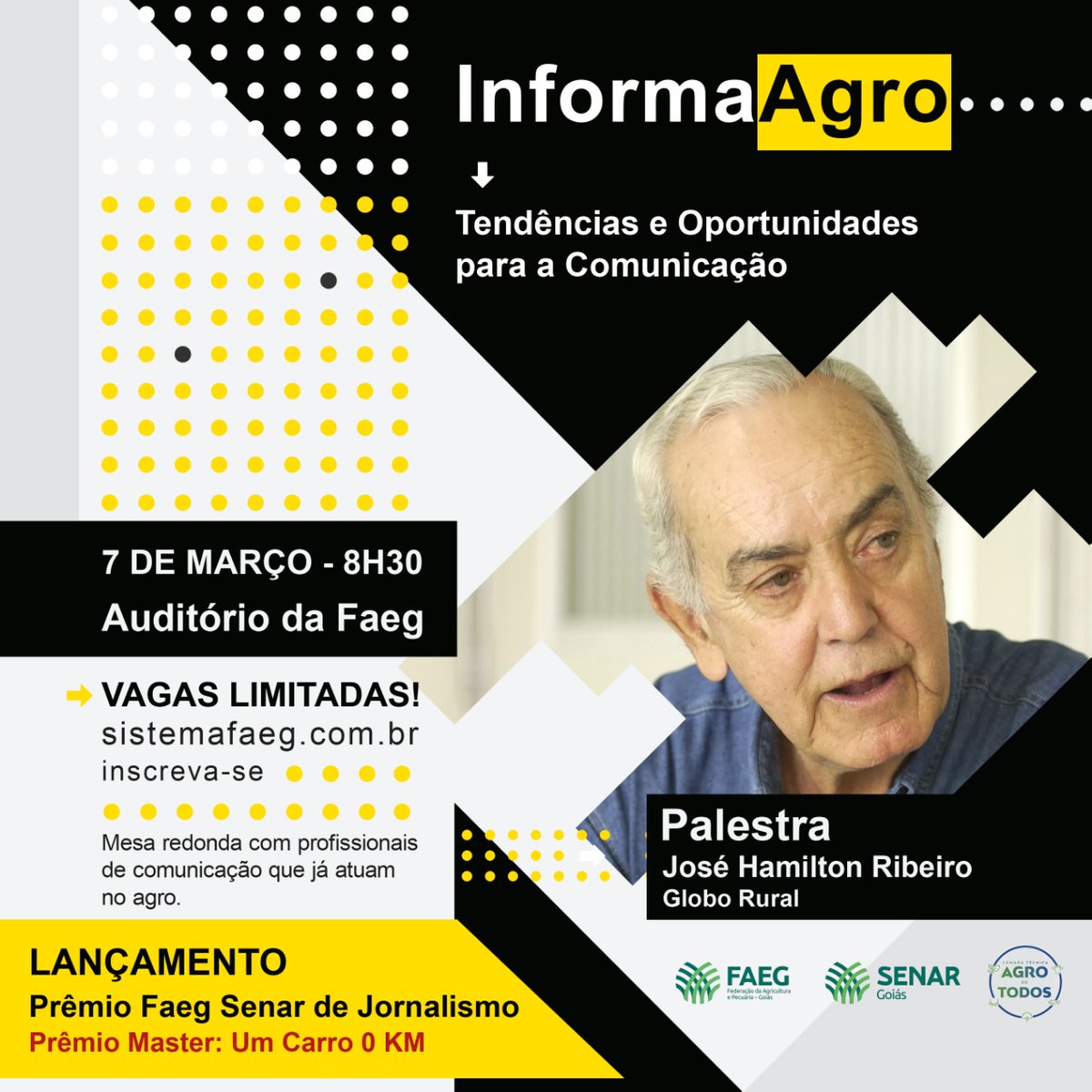 finottipatricia's tweet photo. Abertas inscrições para encontro sobre agronegócio para profissionais da comunicação

https://t.co/W0iTiZ2Tj3

#Senar #Goiás #Faeg #Agricultura #Pecuária #Abastecimento #Seapa #Emater #Agrodefesa #Ceasa #Goiânia #Agro #JoséHamiltonRibeiro #jornalismo https://t.co/jBDeSnGTrl