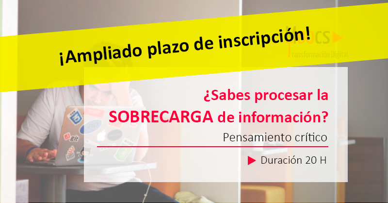 moocs_digital's tweet photo. ¡Aprende a manejar las técnicas de pensamiento crítico para conseguir una mejor calidad y un procesamiento inteligente de la información! APROVECHA ESTA OPORTUNIDAD ¡Inscríbete GRATIS! ▶️ https://t.co/V74arVgeih

#CrearFuturo #FSE #FormacionContinua https://t.co/bd8OWvIcls