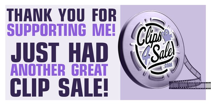 I just sold a HUGE clip order @Clips4Sale https://t.co/2aQ5Galoys https://t.co/YZmpEvcFO5<a href="/tag/mvsales"class="tags"><span>#mvsales</span></a><a href="/tag/mvcrush"class="tags"><span>#mvcrush</span></a>