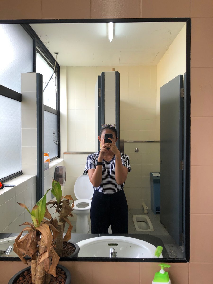 Week 8: Mon-Thu - no time to do my hair.