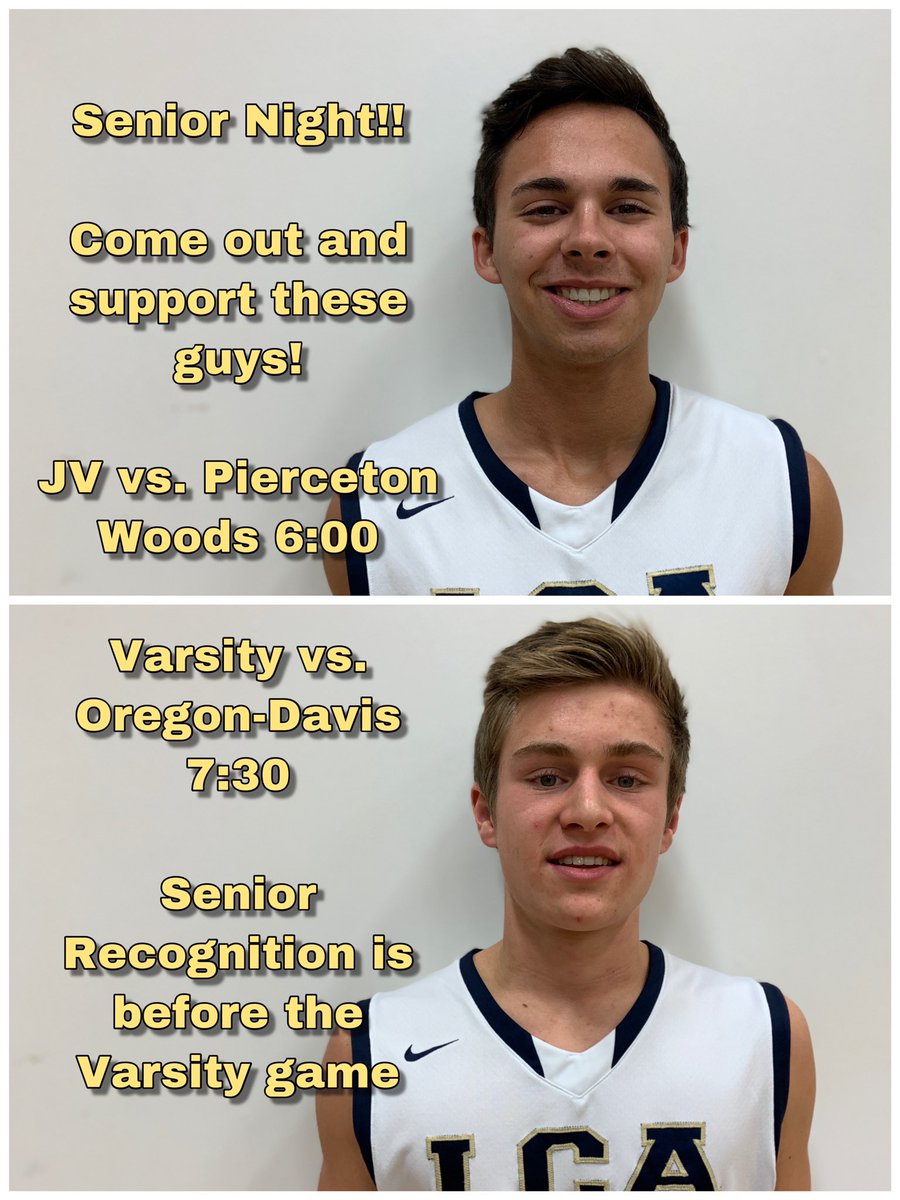 LCAmbball's tweet photo. Come out and support Matthew and Landon for Senior night tonight! https://t.co/65femCtUHm