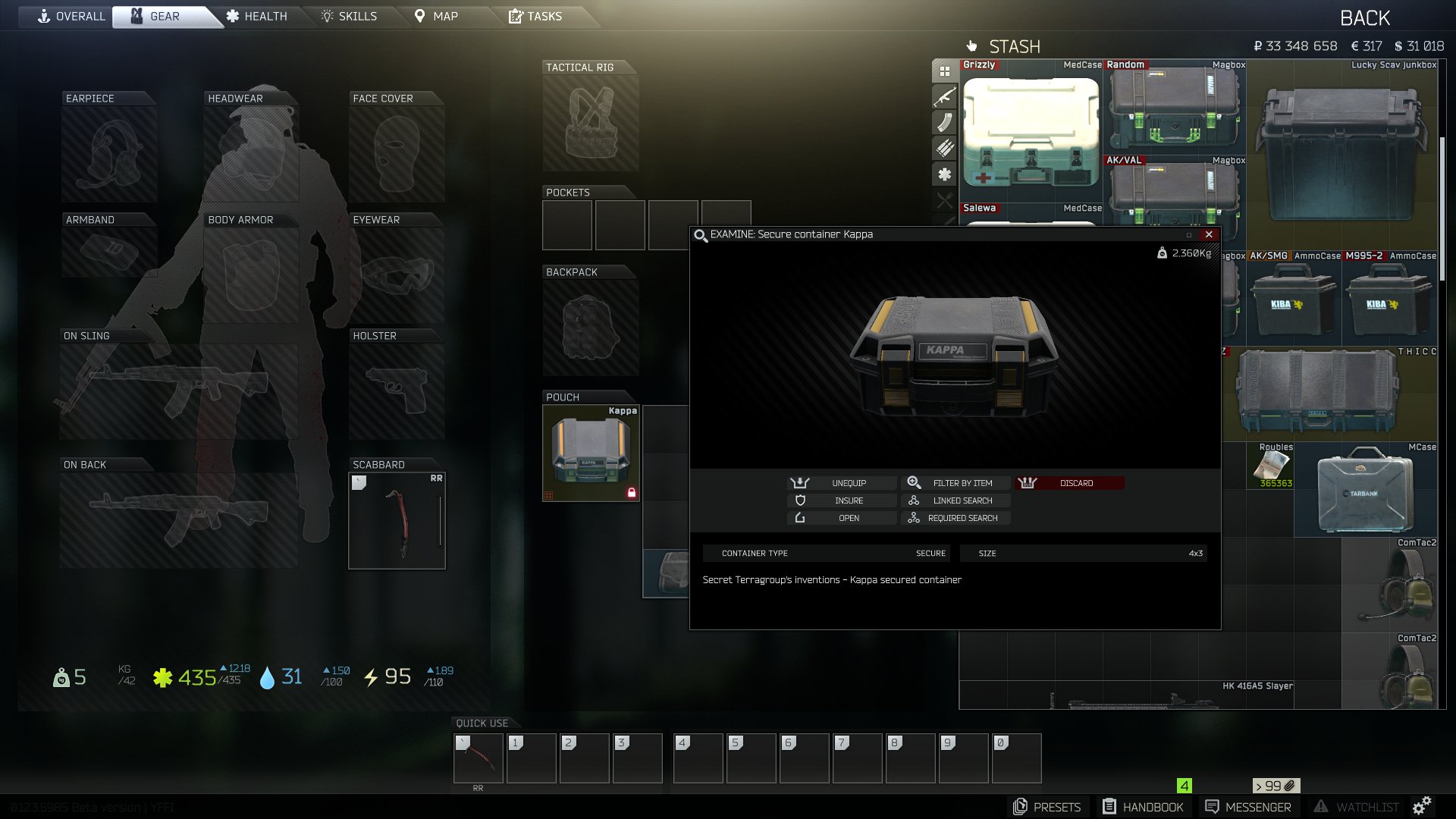 på X: "Finally! Kappa Container 🤑 @bstategames #EscapeFromTarkov https://t.co/H9enZbJIij" /