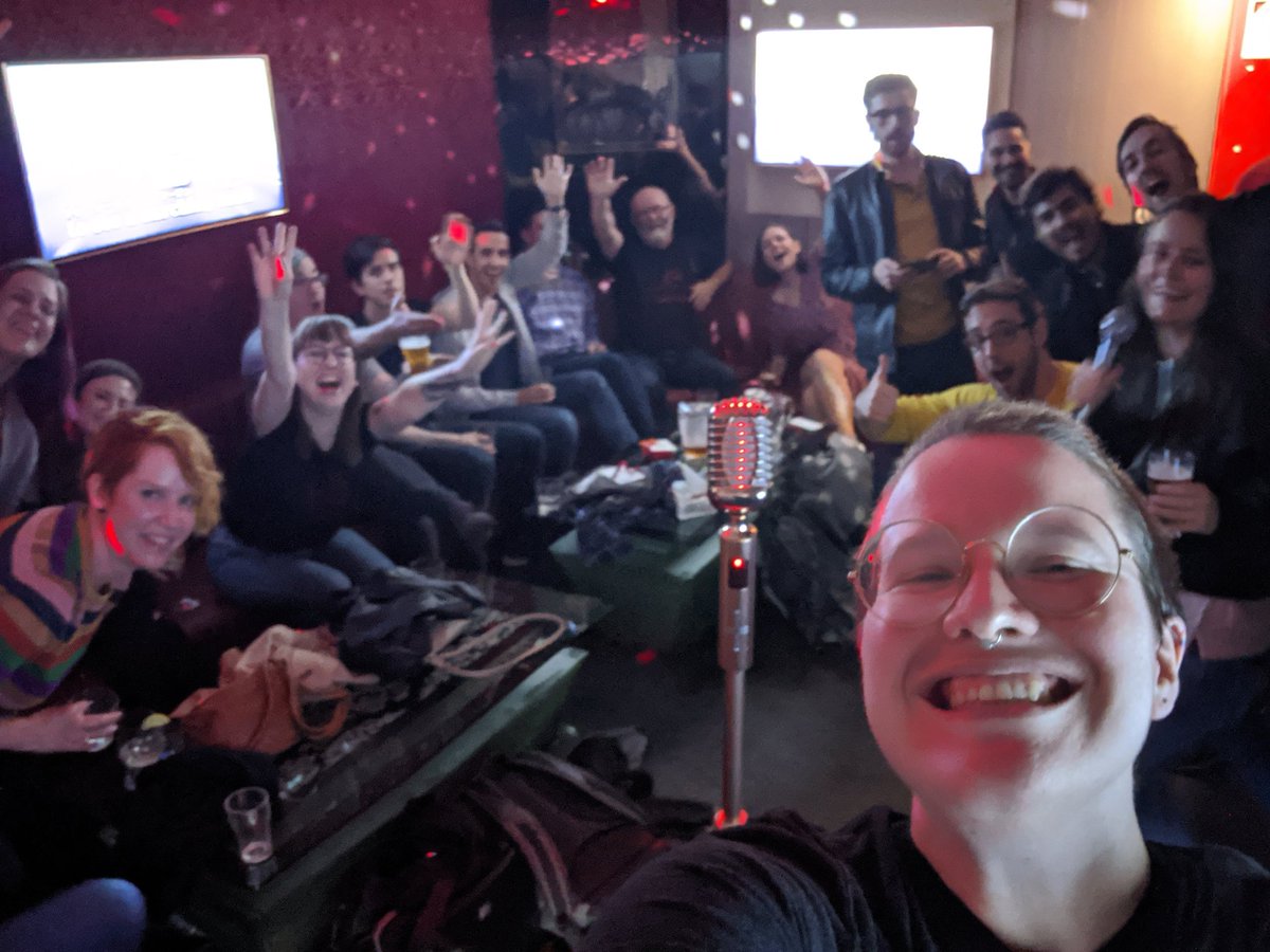 jameybash's tweet photo. If people from #RubyConfAU2020 remember me for anything....... I hope its for my rendition of Welcome to the Black Parade
#rubykaraoke #rubyfriends https://t.co/wDrirI7CFh