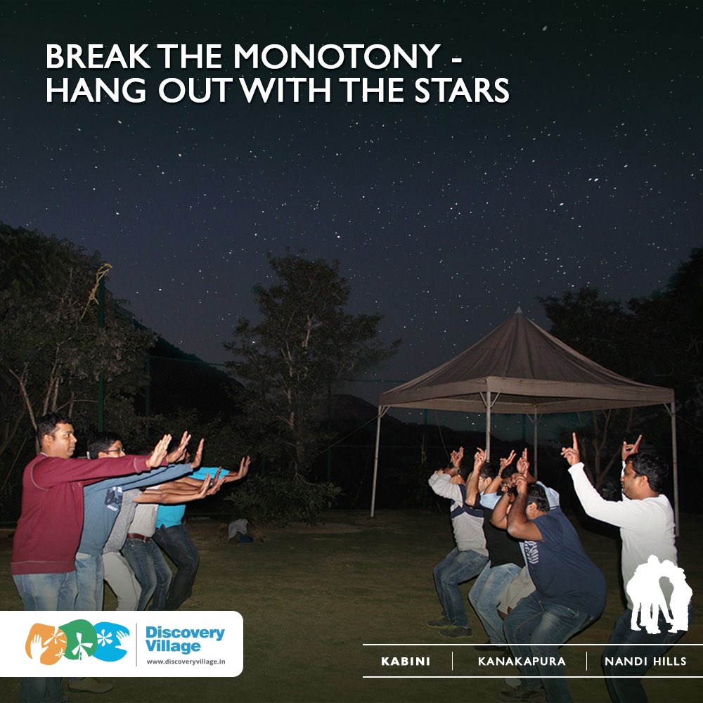 Not all stars can be spotted on the red carpet. For some of them, you need to escape the busy urban life, find a quiet spot in the woods and look up.  

#stargazing #theworldupthere #discoveryvillage #whatsupbangalore #romanticgetaway #nature #resortsinbangalore