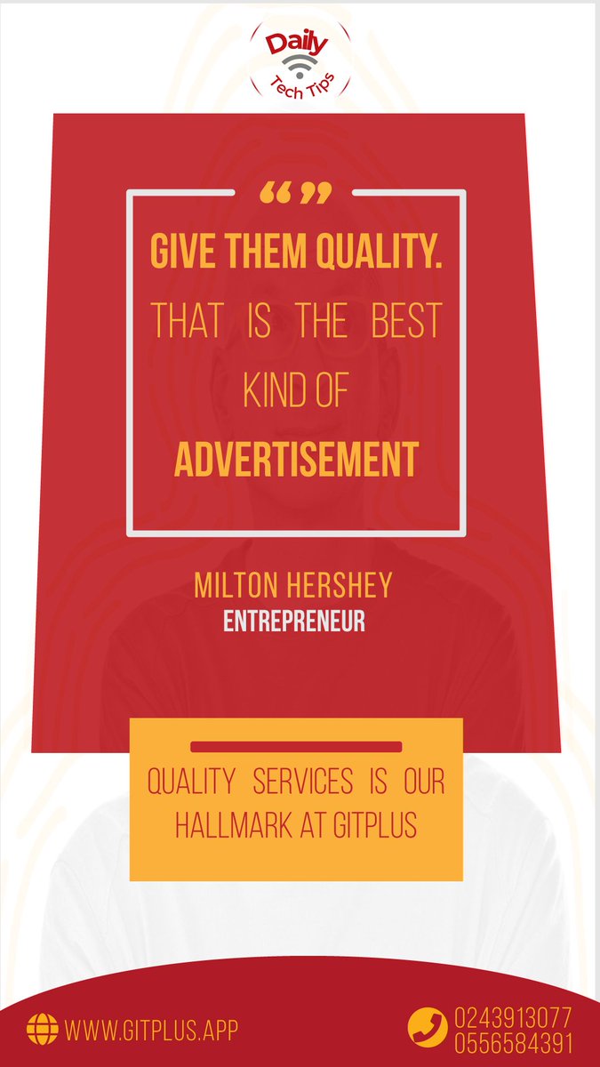 gitpluspage's tweet image. When you offer your customers quality service and products, they become your marketers automatically. 
.
.
#gitplus
#dailytechtips
#Marketing
#sales
#softwareDevelopment
#webDevelopment
#businessautomation
#businessdevelopment
#socialmediamarketing
#digitalmarketing
#videoediting