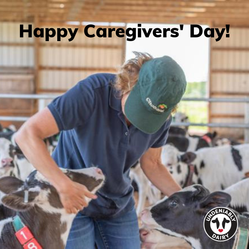 dairyleaders's tweet photo. Shout out to all the dairy farmers who care for our cows! They make sure each cow is healthy and happy every day! Check out this video to learn more about how farmers care for their cows: https://t.co/pght3hisPU 

#NationalCaregiversDay #dairygood #undeniablydairy 🐮👩‍🌾👨‍🌾 https://t.co/GAcONFOQnD