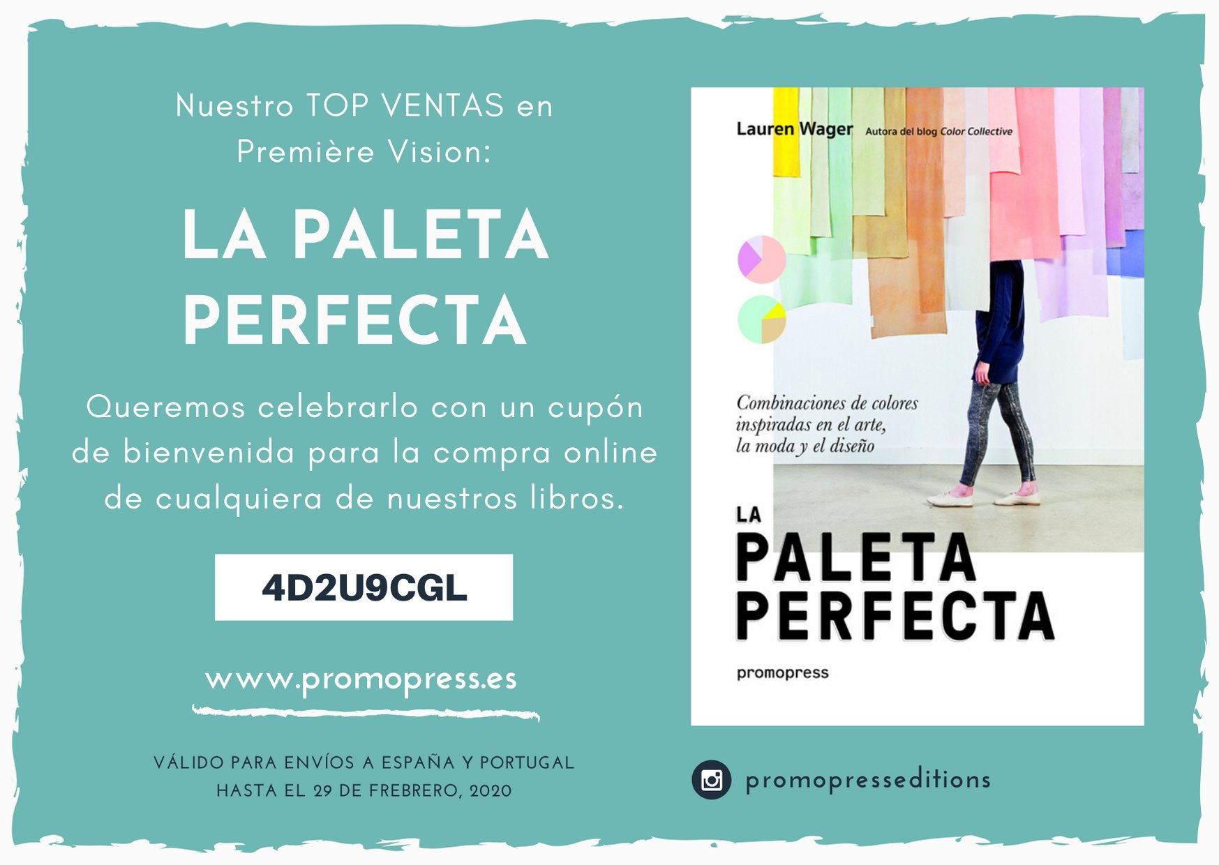 La paleta perfecta. Combinaciones De colores inspiradas en El arte, la Moda  y El Diseño (PROMOPRESS) : Lauren Wager: : Libros