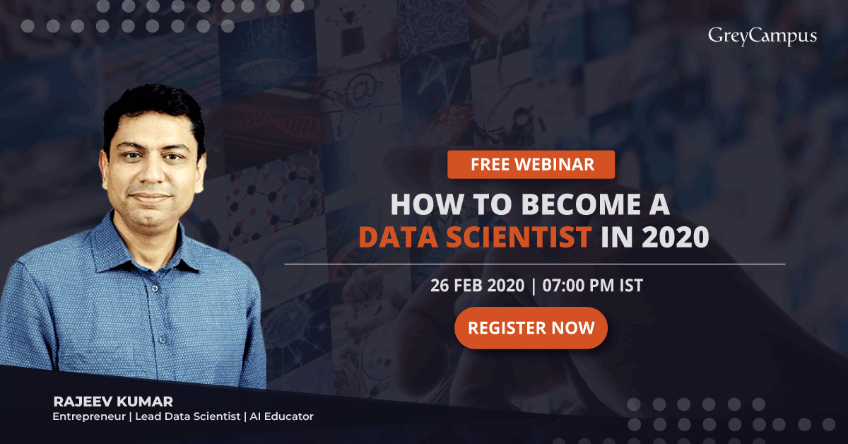 greycampus's tweet photo. What does it take to become a Data Scientist? This 1-hour free webinar will bring you up to pace on the pre-requisites and skill path to get your foot in the Data Science door.
https://t.co/Oj7ZoF2tFo
#DataScientist #DataScience #ArtificialIntelligence #MachineLearning https://t.co/I6AxkeAGFA