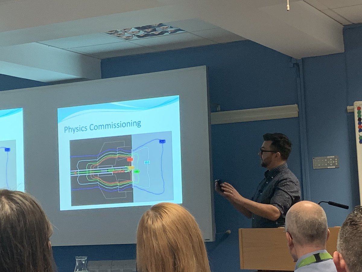 ScotRTPhys's tweet photo. Brachytherapy theme now, talk by David Carnegie @NHSGrampian on using applicators and patient-specific 3D printed moulds for skin HDR treatments #scotradphys https://t.co/72fl7JZyex