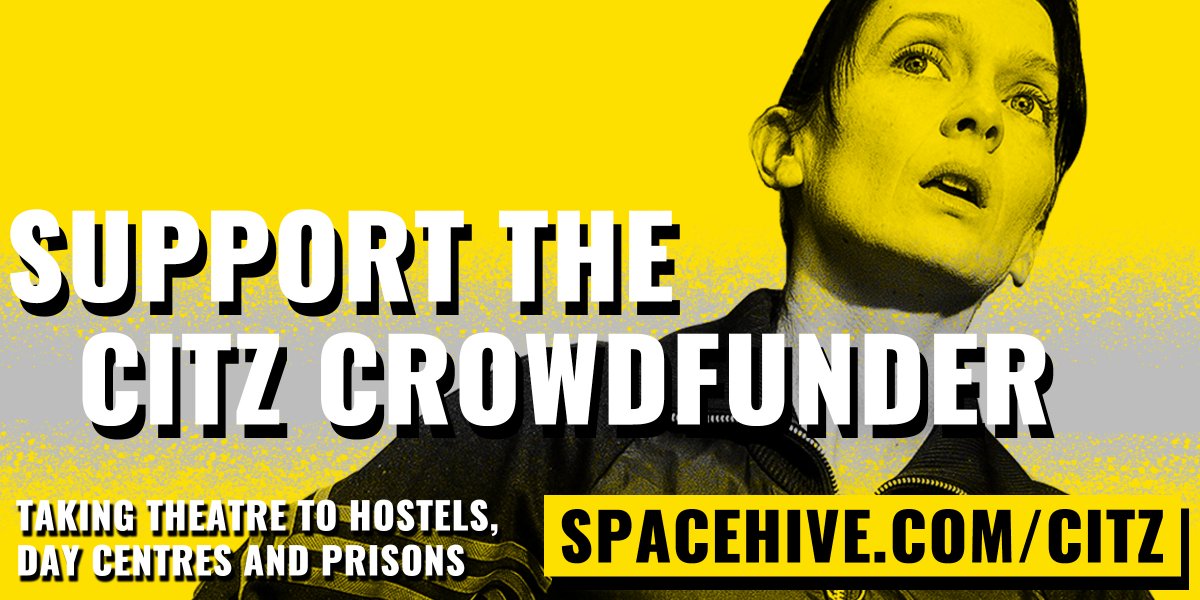CardboardCitz's tweet image. Donate to our crowdfunder and help us take theatre into homeless hostels, day centres and prisons: spacehive.com/citz