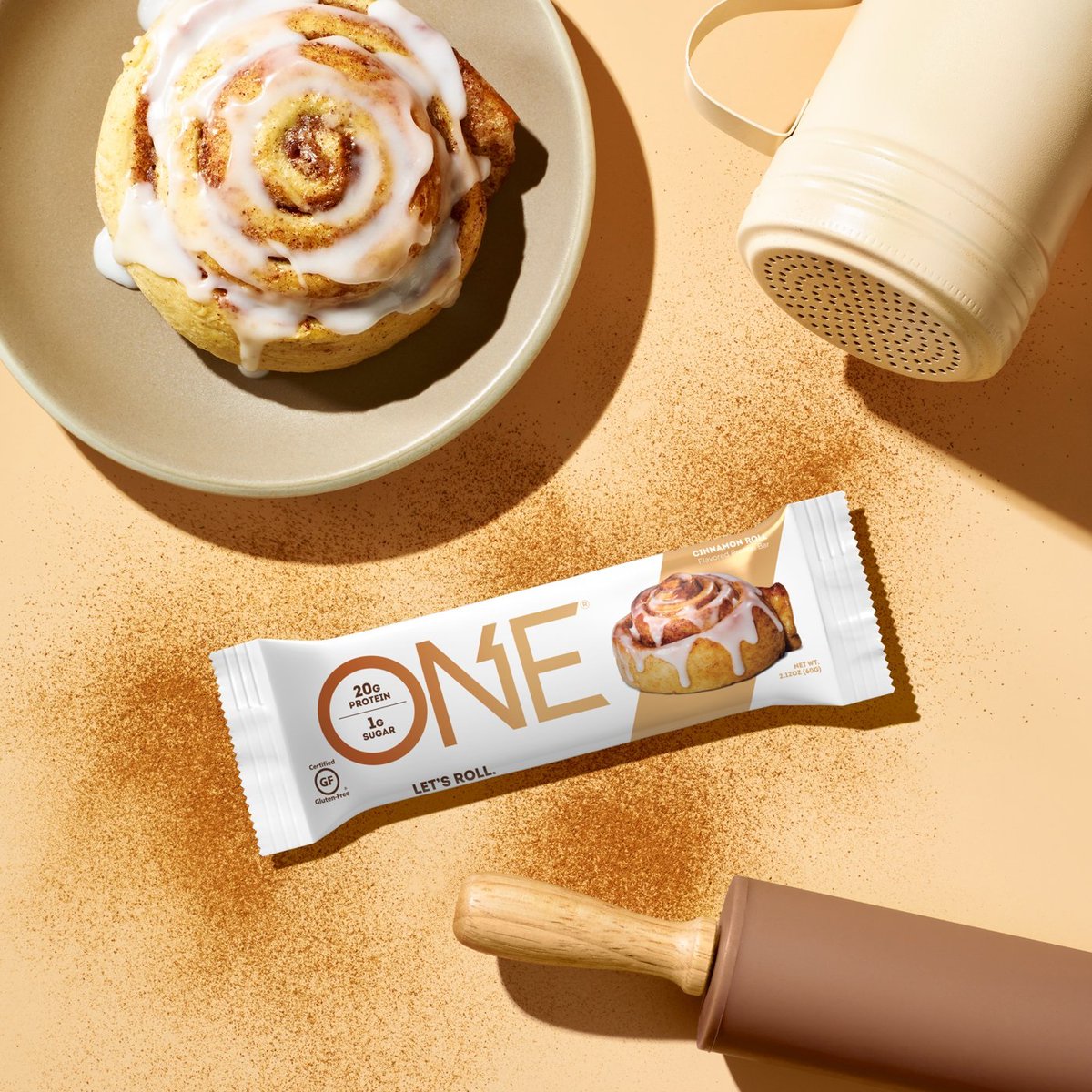 EliteTF's tweet photo. Today is National Sticky Bun Day!
Celebrate by enjoying a delicious @one1brands Cinnamon Roll Protein Bar. All the yummy taste, zero guilt! Available at our facility.
#YouveFoundTheOne #cinnamonroll #kwawesome #protein #proteinbar #fitness #healthylifestyle #EatForSuccess https://t.co/4KsopFLnqO