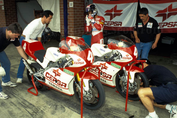 Yoshiaki Katoh #4 Team Aspar Cepsa Yamaha 125