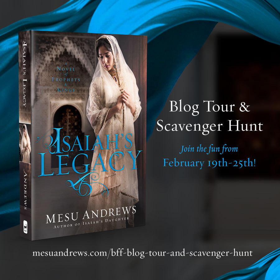 TessaAfshar's tweet photo. BFF Scavenger Hunt & Blog Tour (Runs 2/19 - 2/25)
BFF Scavenger Hunt & Blog Tour for #IsaiahsLegacy! February 19-25: 1 Week - 24 Blogs - 3 Grand Prizes! (https://t.co/hrFlfsSNqa) #IsaiahsLegacy #ILReleaseDay #LiveUnchained #WaterBrookMultnomahFiction #newrelease #MesuAndrews https://t.co/QDqHtU41Pl