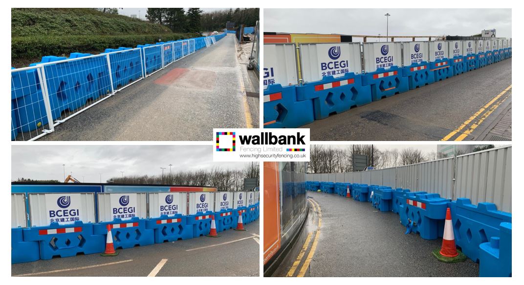 wallbankfencing's tweet photo. Our skilled installers have been making good progress this week on the installation of a water-filled barrier system - for our valued client BCEGI.

Great service from Scott Jennings and the team at Generation for supplying the materials and keeping pace with our installation. https://t.co/tdj5aYiYoe
