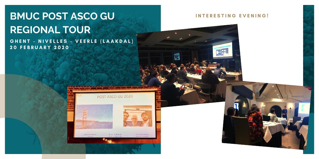 bmuc_be's tweet photo. The post ASCO GU BMUC was a success with over 100 attendees in 3 locations. Fruitful discussions on PSMA PET for staging in PCa, novel neoadjuvant strategies in bladder and new potential combinations in RCC. #bmuc https://t.co/jl4rDqCeUz