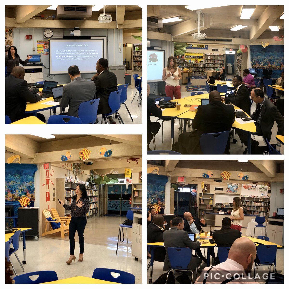 mdcps_profdev's tweet photo. Principal induction furthering their knowledge with the payroll and FMLA process. #Principalinduction #LeadershipKnowledge @jldotres https://t.co/PEKtGinneI