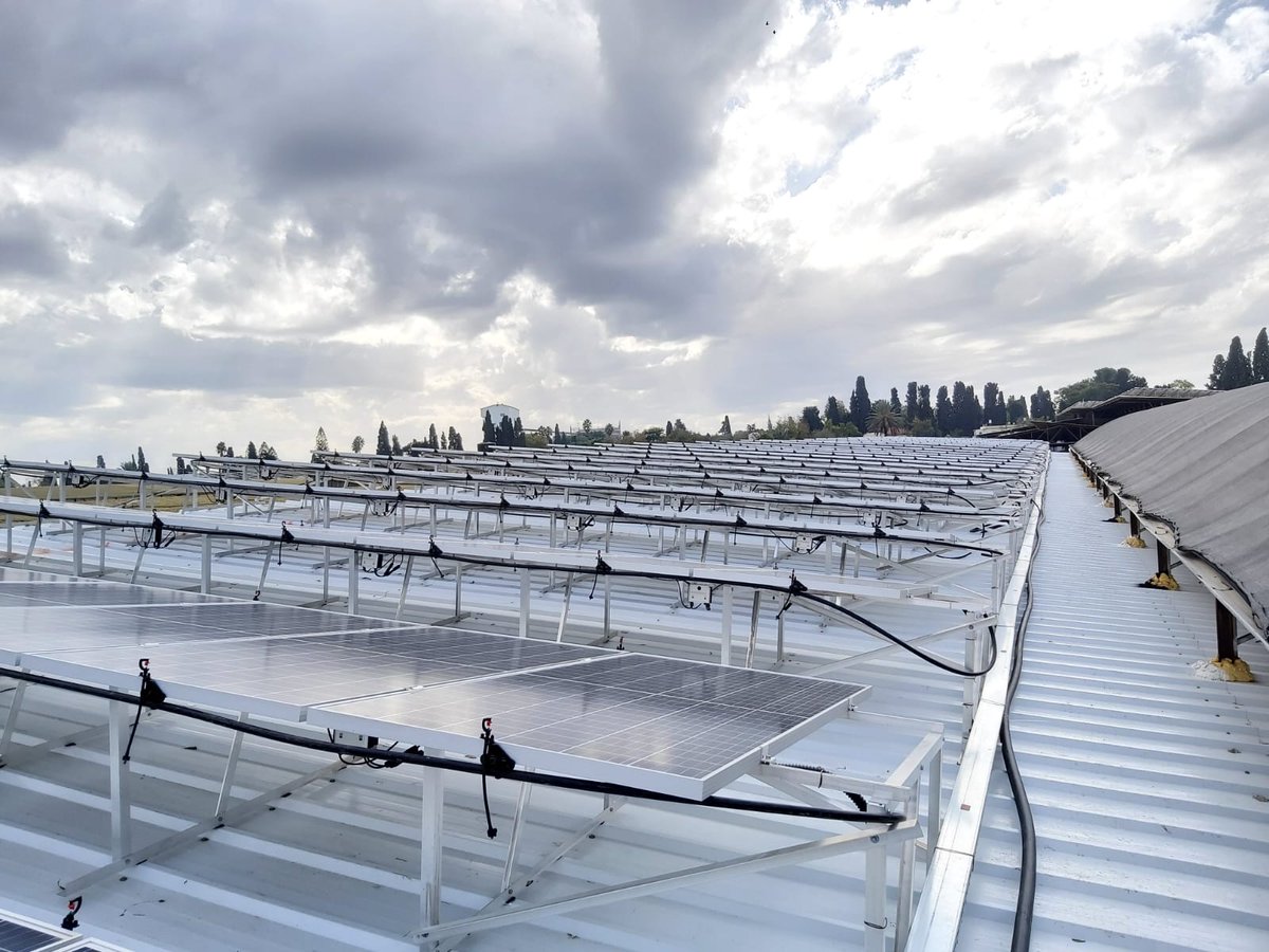 RivulisOfficial's tweet photo. Following up on #Sprark installations around the world:
#Dairy_farm in #Israel.
What a great use for the wide open spaces on top of this vast Dairy farm: constructing a #solar_farm, that can harness the sun energy and transform it to electricity!
https://t.co/H1TahOsZ5d https://t.co/6djVohJPlU