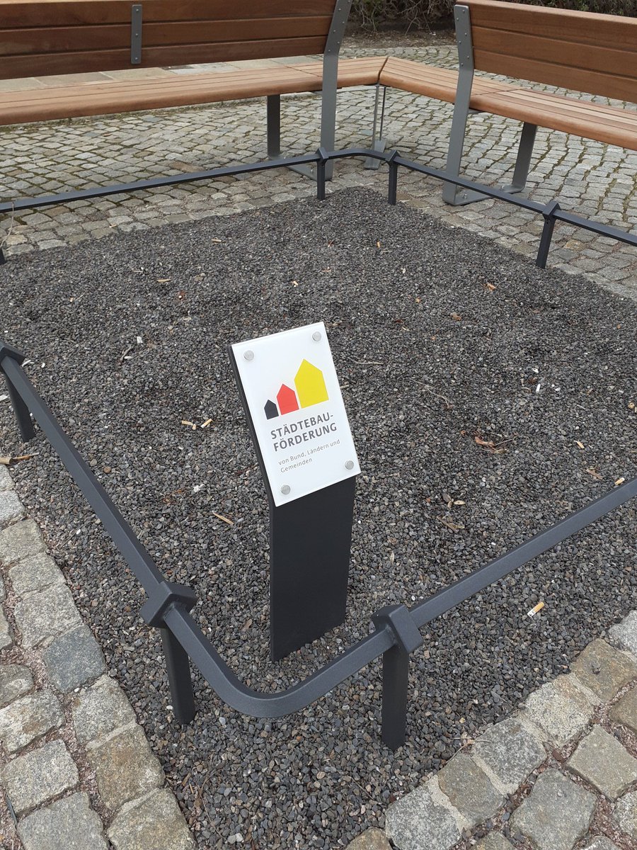 Städtebauförderung in Dresden, Schild