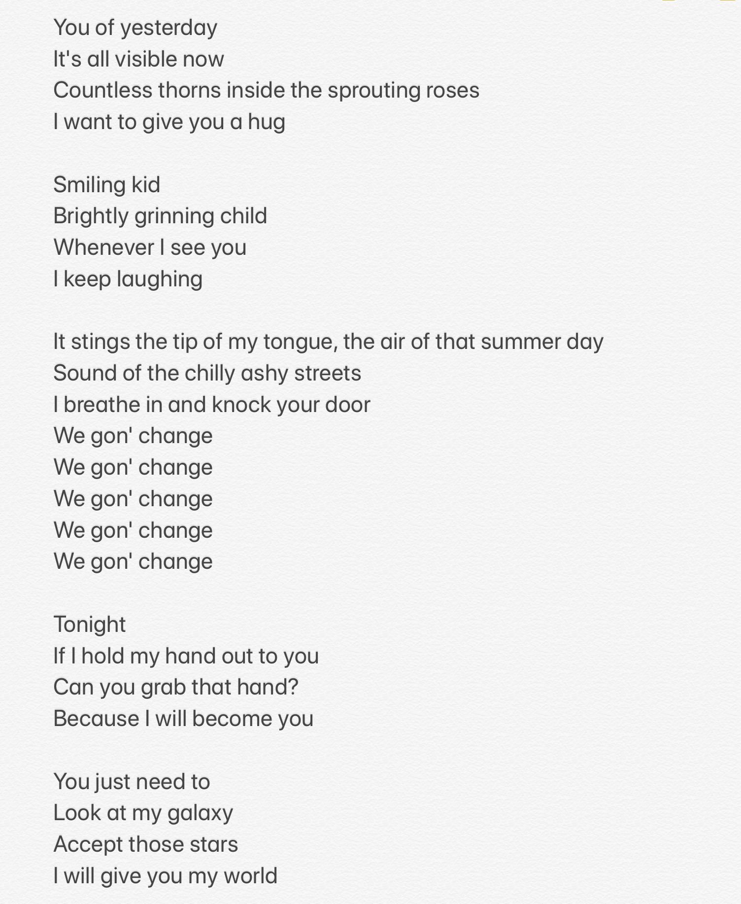 Rin Bts Inner Child Lyrics English Translation Bts Twt Map Of The Soul 7 T Co Xecmtk94cw Twitter
