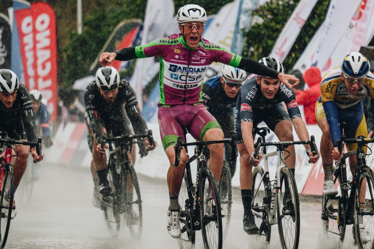 tourofantalya's tweet photo. #TourOfAntalya 2. etap galibi Bardiani-CSF-Faizane takımından Giovanni Lonardi. 

2nd Stage winner Giovanni Lonardi from Bardiani-CSF-Faizane! 

#TourOfHeaven. https://t.co/ZuNs63sIni