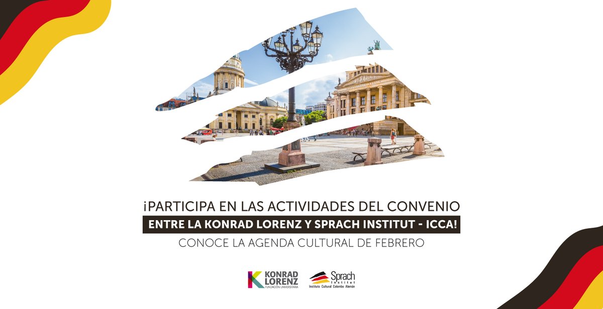 ukonradlorenz's tweet photo. 🇩🇪 Anímate a participar en las diferentes actividades de febrero del Programa Cultural #SprachInstitut, en convenio con nuestra Institución.
Más información: https://t.co/b5BJOSTJMA https://t.co/Otzb8bn7qP