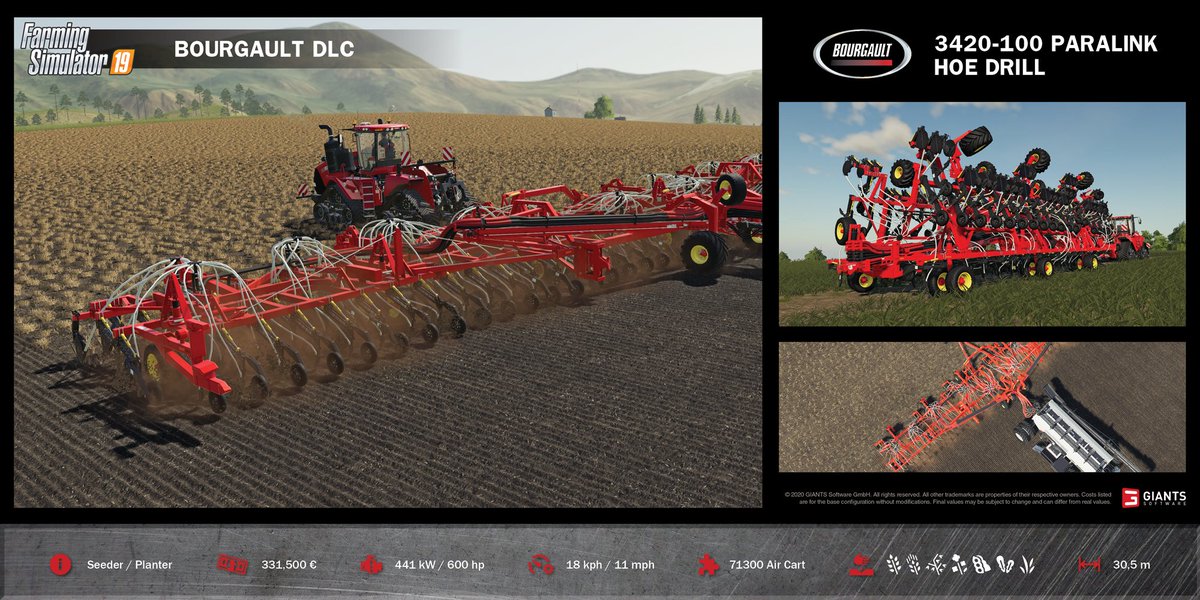 farmingsim's tweet photo. It's Friday and you know what that means!
That's right: FactSheet Friday!

Find all infos to the coming Bourgault DLC here: https://t.co/o2DWvQjqyx

#FactSheetFriday #Bourgault https://t.co/I4Zs4Kh5dY