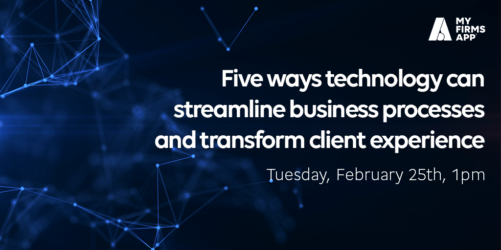 MyFirmsApp's tweet photo. Missed our last webinar - don't worry! Next week, we'll be launching it again and exploring how technology can make digital adoption easy, collect client data to help boost your firm’s productivity and add value to your client relationships.
👉 https://t.co/b4BfXQ1wId https://t.co/DKfZDrJU1M