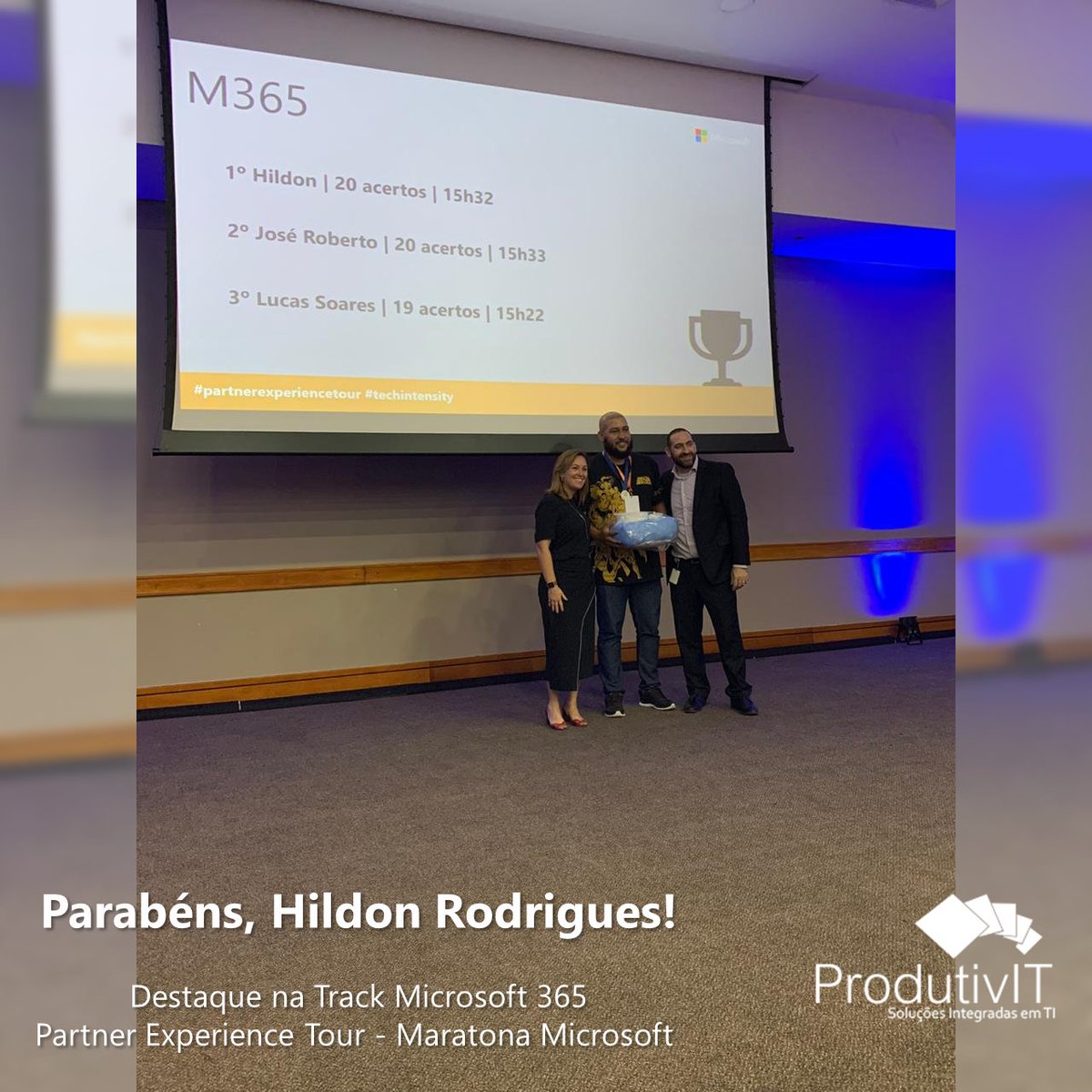 produtivit's tweet photo. Partner Experience Tour - destaques da Maratona Microsoft
#ProdutivIT #MicrosoftGoldPartner #Azure #partnerexperiencetour #techintensity https://t.co/EjNsFuUrWg