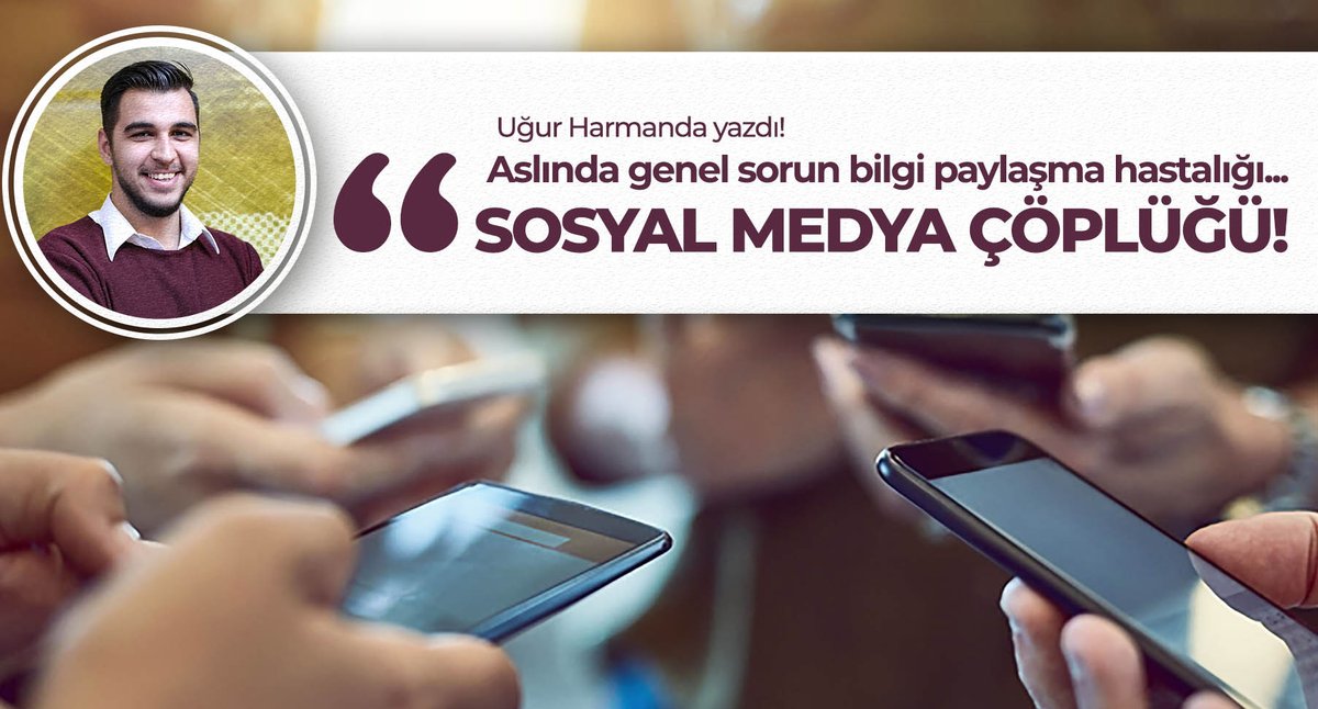 aksutv's tweet photo. Aslında genel sorun bilgi paylaşma hastalığı... 
SOSYAL MEDYA ÇÖPLÜĞÜ! 

@ugurharmanda yazdı...

👉Okumak için:  https://t.co/fPr1W09sQG https://t.co/ZUAdu8IY89