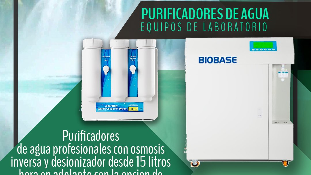 ComtitronicSAS's tweet photo. PURIFICADORES DE AGUA - ventas@dies.com.co - https://t.co/tYOXE5DQam - #dies #laboratorios #lab #purificadoresdeagua #agua #prurificador #purificadores #waterpurifiers #water #purifier #purifiers #microbiologia #fisico #quimica #destiladores #chemical #microbiology https://t.co/THUJczOMcL