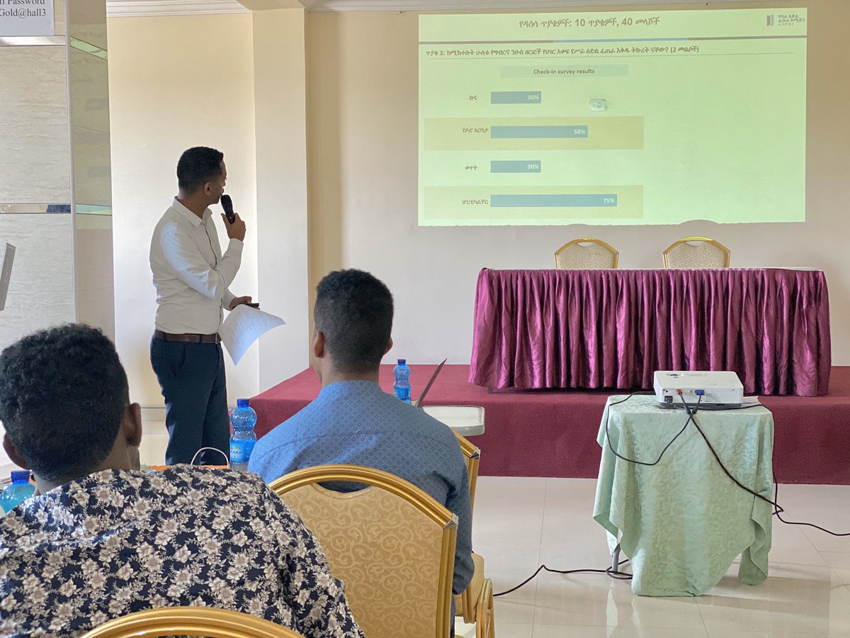 Jobs_FDRE's tweet photo. The first round of TOT launched to train the strategies and initiatives incorporated in the #PlanofAction for Job Creation has been wrapped up in #success. Next step will be for the trained regional managers to cascade the #plan all the way to #Kebele level.
#etworks @Dr_Ephrem https://t.co/N2az1syAaP