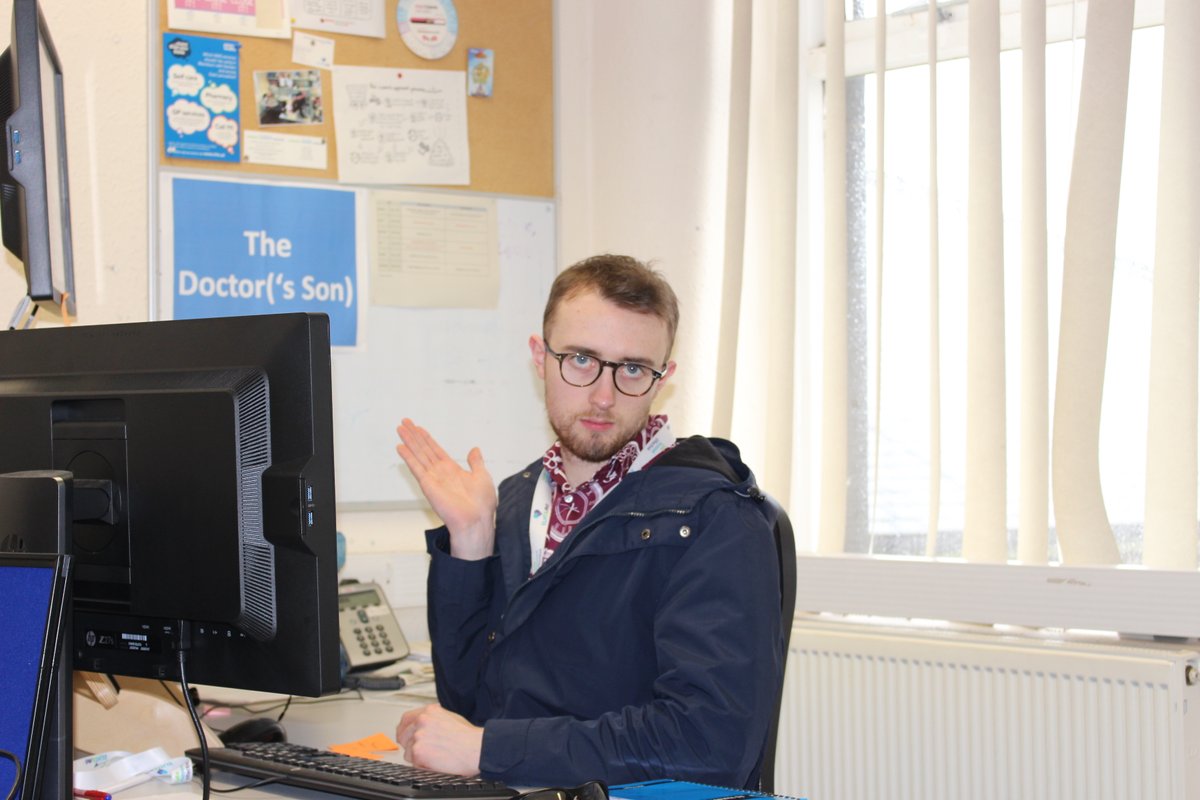 ELHTComms's tweet photo. It's a bittersweet day for the #ELHTCommsHeroes, as we lose our #CommsTom to the wonderful @Channel4 โค๏ธ Please look out for him down south, he will always be a true Northerner! Thanks for the laughs, the weird Google searches and the spontaneous 'Big Questions'! We love you! https://t.co/ojotN9TjEQ