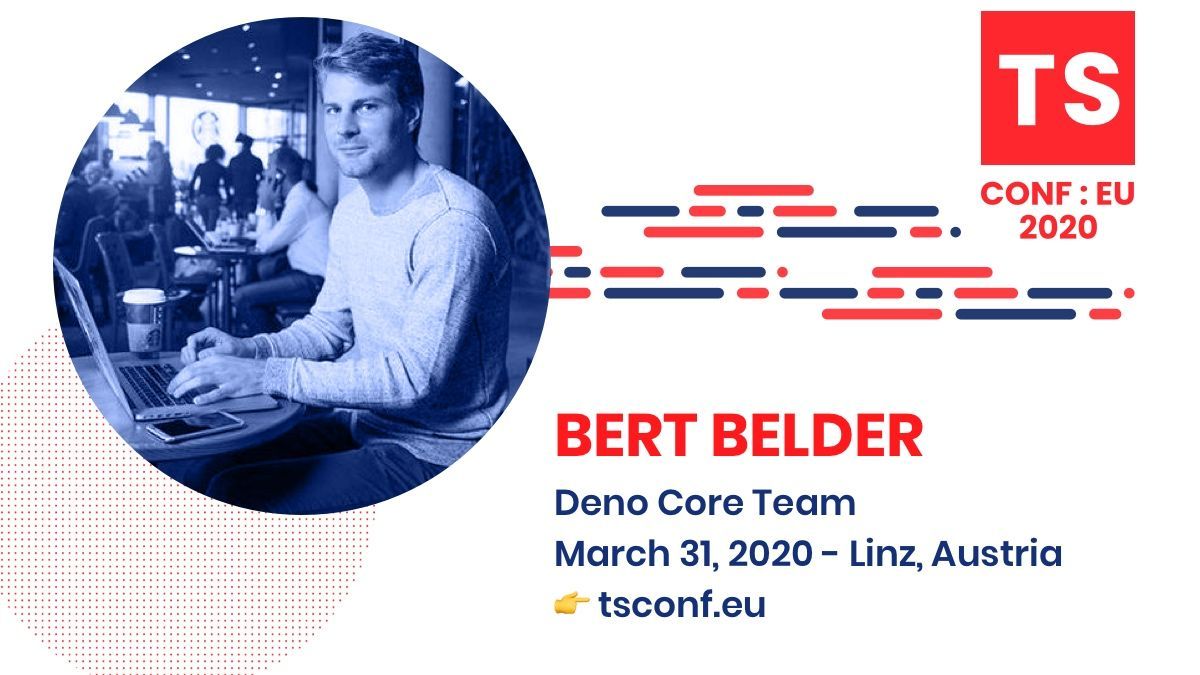 Deno is a new way to JavaScript - and supports #TypeScript out of the box. Meet Bert Belder, one of the first contributors to both <a href="/nodejs/">Node.js</a> and <a href="/deno_land/">Deno</a>, and hear him talk on what makes Deno so different.

Bert and many others will be at #tsconfeu

👉 buff.ly/2HGmYbH