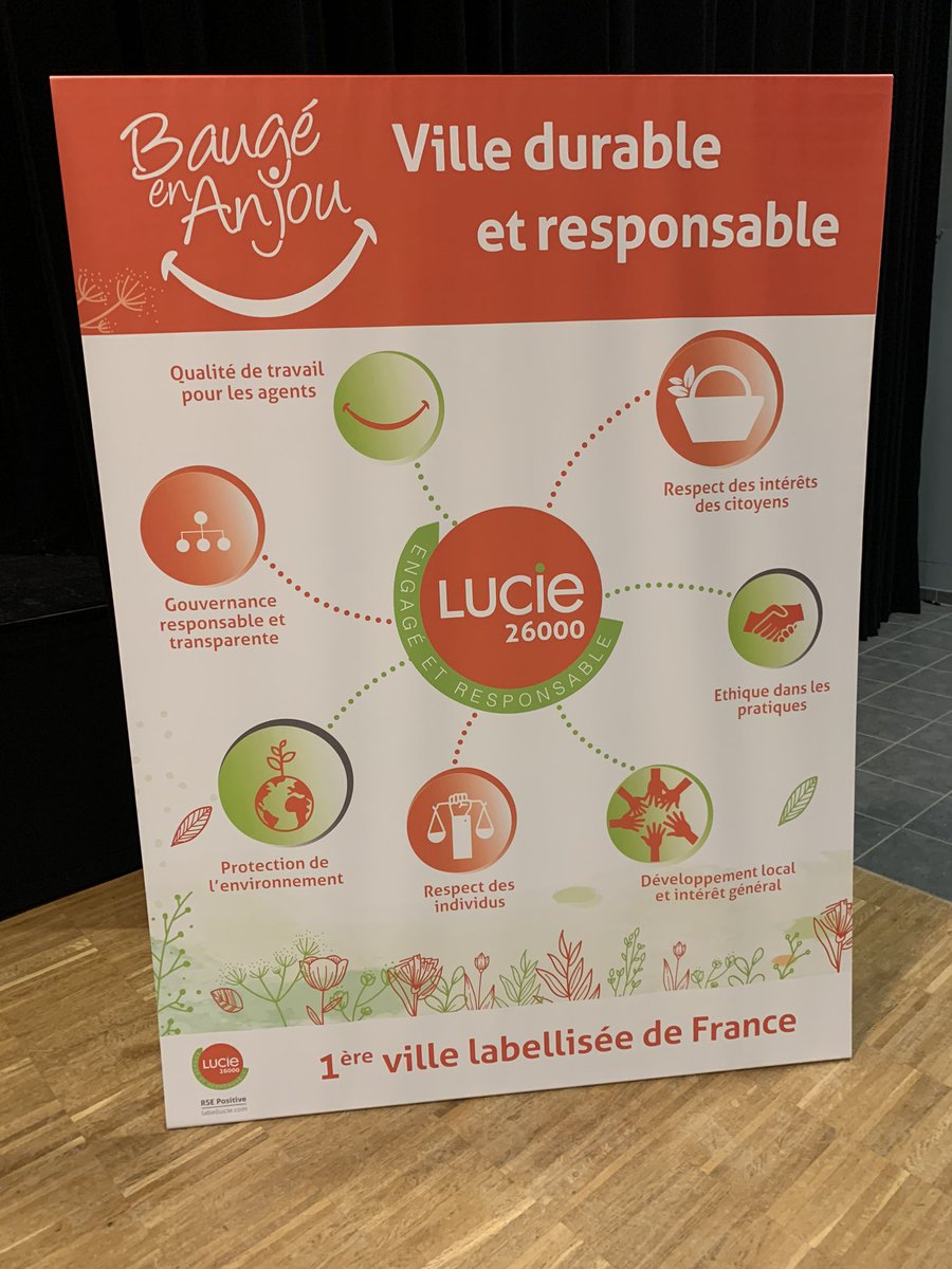 baugeenanjou's tweet photo. #Bea #Labellisation #Lucie La Ville de Baugé-en-Anjou reçoit aujourd’hui officiellement son label Lucie 26000 pour sa démarche durable et responsable @Label_LUCIE https://t.co/rmXw2PrfpW