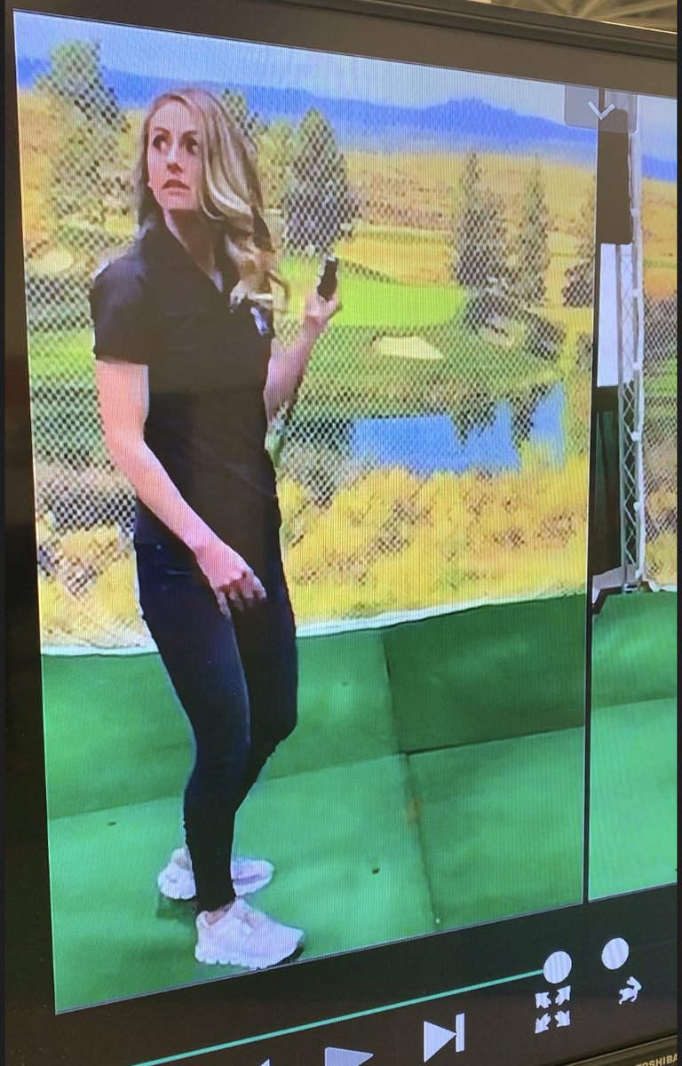 ShayneWellsFox9's tweet photo. The reaction says it all. The ball went that way, instead of into the net. @GOLFTEC made the mistake of giving me an actual golf ball & they regret that #ItsGone #ShankedIt #MinnesotaGolfShow @FOX9 https://t.co/9W0UXieyI1