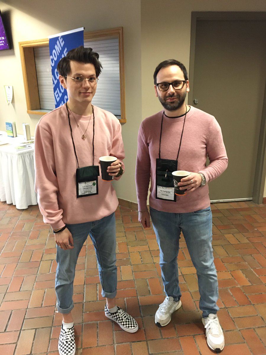 EDC2020HFX's tweet photo. #FunFriday! Share your #EDChfx twins by replying to this tweet. @MSVU_Halifax https://t.co/0dzNtju1bj
