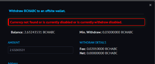 paritforex's tweet photo. @TradeSatoshi BCH also has been withdraw disabled for half a year. Support keeps telling me to wait and wait for maintenance to be over. But now you are just running away with our BTC and BCH? https://t.co/Skxk7ZCgZt