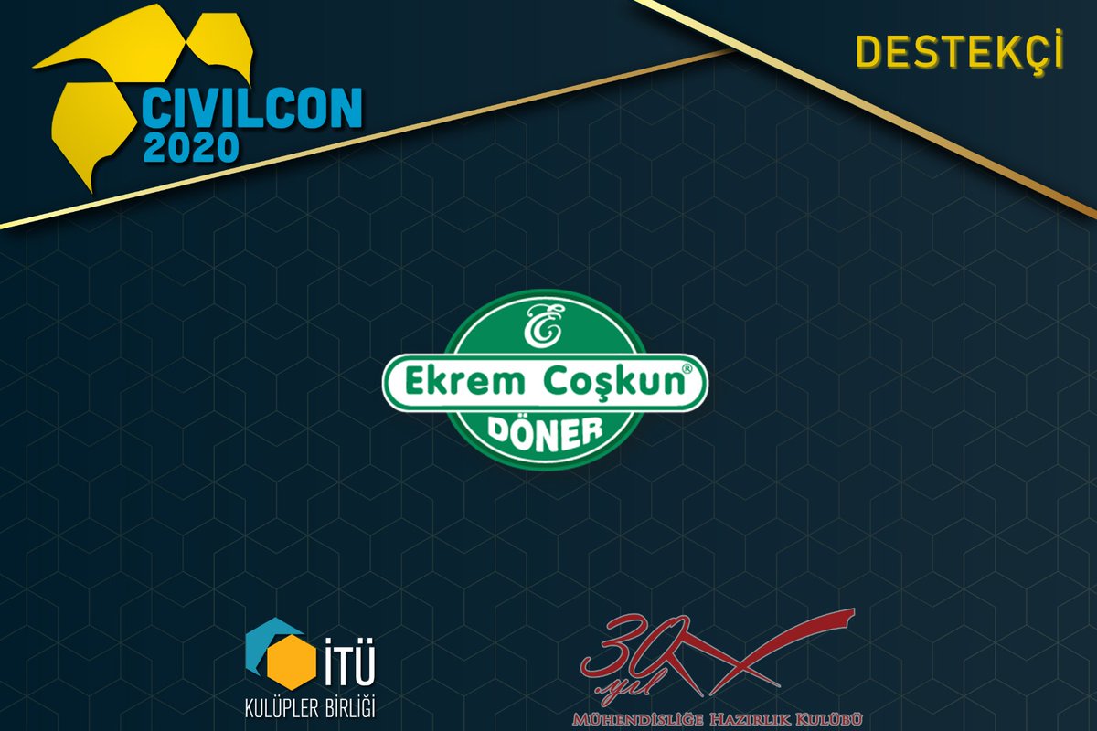 CivilCon20's tweet photo. CivilCon'20 Destekçilerimiz olduğu için firmalarımıza teşekkür ederiz.

#CivilCon
#itumhk30yasinda https://t.co/pSmR9wQ2fM