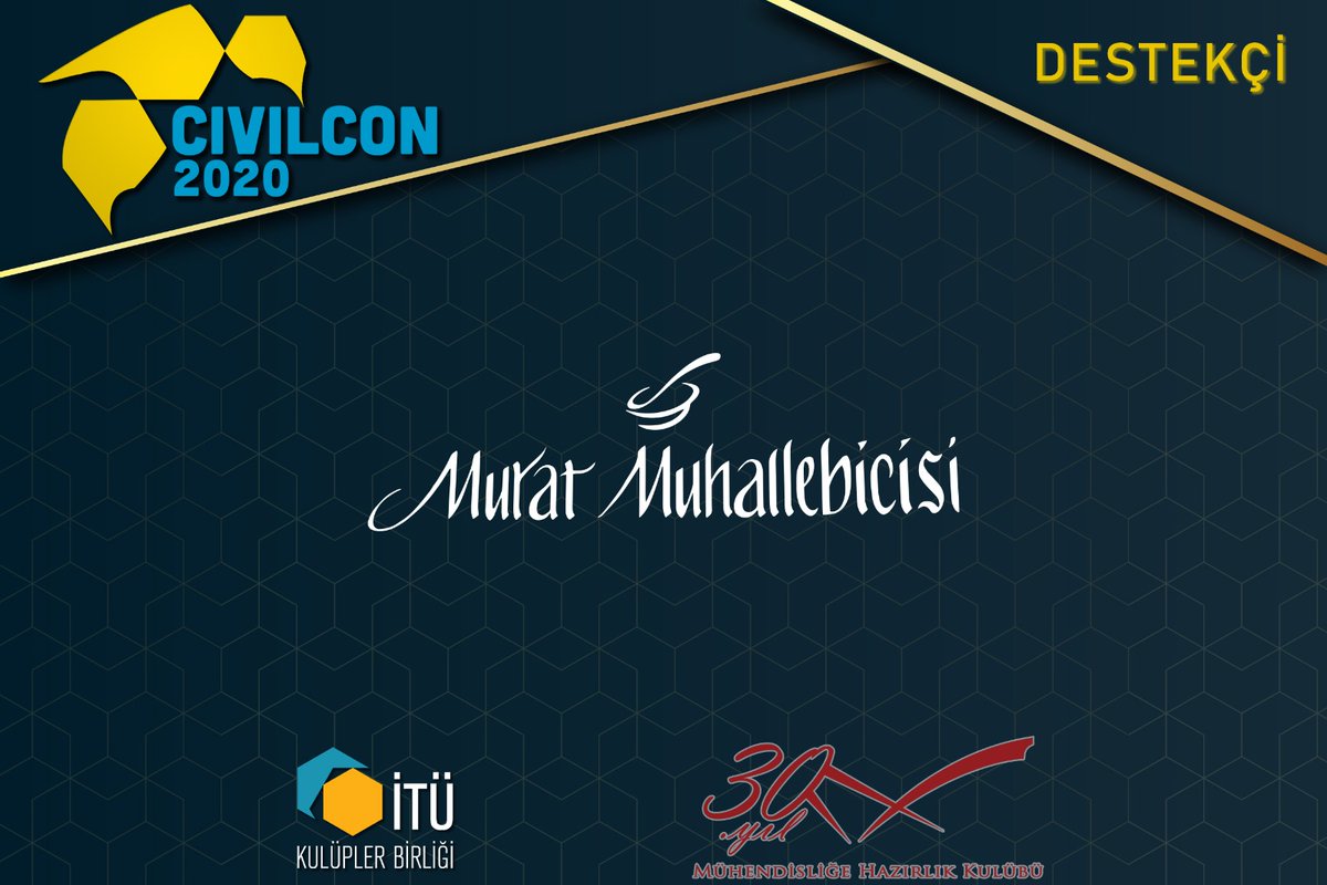 CivilCon20's tweet photo. CivilCon'20 Destekçilerimiz olduğu için firmalarımıza teşekkür ederiz.

#CivilCon
#itumhk30yasinda https://t.co/pSmR9wQ2fM